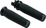 Kuryakyn Thresher Grips 5945 Grips, Thresher, Aluminum, Satin Black, 1 in. Bar, Indian, Pair thumbnail 4