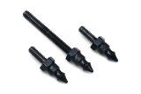 Kuryakyn Windshield Mounting Spikes 5714 Windshield, Spikes, Steel, Black, Harley-Davidson®, Set of 3 thumbnail 1