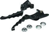 Kuryakyn Zombie Levers 6745 Lever, Brake and Clutch, Zombie, Aluminum, Black, Harley-Davidson®, Pair thumbnail 3