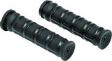 Kuryakyn Dillinger Grips 6675 Grips, Dillinger, Rubber/Aluminum, Black, Twist Throttle Compatible, 1 in. Bar Diameter, Harley-Davidson®, Pair thumbnail 3