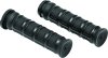 Kuryakyn Dillinger Grips 6675 Grips, Dillinger, Rubber/Aluminum, Black, Twist Throttle Compatible, 1 in. Bar Diameter, Harley-Davidson®, Pair thumbnail 6