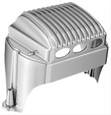 Kuryakyn Regulator Covers 1547 Voltage Cover, Steel/Plastic, Chrome, Harley-Davidson®, Each thumbnail 2