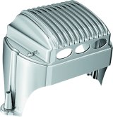 Kuryakyn Regulator Covers 1547 Voltage Cover, Steel/Plastic, Chrome, Harley-Davidson®, Each thumbnail 4
