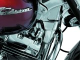 Kuryakyn Front Upper Stabilizer Link Covers 8697 Motorcycle Cover, Upper, Steel, Chrome, Self-Adhesive, Harley-Davidson®, Each thumbnail 6