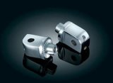 Kuryakyn Splined Peg Adapters KUR8818 Foot Adapters, Splined, Steel, Chrome, for use on Honda®, Suzuki, Yamaha, Pair thumbnail 1