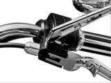 Kuryakyn Clutch Cable Ferrule Covers 2012 Exterior Trim Accent, Cover, ABS Plastic, Chrome Finish, Set Screw Installation, Each thumbnail 1