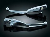 Kuryakyn Wide-Style Levers 7415 Levers, Wide-Style, Aluminum, Chrome, Yamaha, Pair thumbnail 1