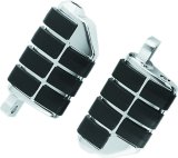Kuryakyn ISO Pegs 8028 Foot Pegs, ISO, Dually Style, Steel, Chrome, Harley-Davidson®, Pair thumbnail 2