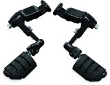 Kuryakyn Ergo III Cruise Mounts 3990 Foot Pegs, Mounts, Trident Dually Style, Steel, Black Powdercoated, for use on Honda®, Pair thumbnail 4