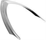 Kuryakyn Taillight Top Trim Accents 7697 Accent, Taillight, ABS Plastic, Chrome, Adhesive Installation, Indian, Each thumbnail 2