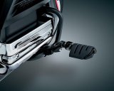 Kuryakyn Ergo II Cruise Mounts 3995 Foot Pegs, Mounts, Premium Mini Boards Style, Steel, Black Powdercoat, for use on Honda®, Pair thumbnail 1