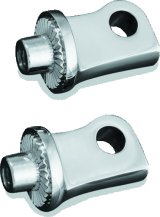 Kuryakyn Splined Male Adapters 8884 Foot Peg Mounts, Peg for XL, Chrome, Pair thumbnail 2