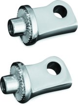 Kuryakyn Splined Male Adapters 8884 Foot Peg Mounts, Peg for XL, Chrome, Pair thumbnail 3