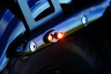 Kuryakyn Kellermann Fender Strut Cover Plates 2578 Plates, Aluminum, Gloss Black, Harley-Davidson®, Pair thumbnail 4