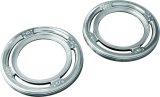 Kuryakyn Rear Speaker Accents 3792 Motorcycle Stereo Accent Trim, Speaker, Plastic, Chrome Finish, Harley-Davidson®, Pair thumbnail 4