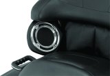 Kuryakyn Rear Speaker Accents 3792 Motorcycle Stereo Accent Trim, Speaker, Plastic, Chrome Finish, Harley-Davidson®, Pair thumbnail 5