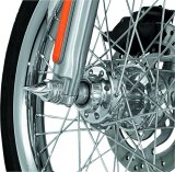 Kuryakyn Twisted Axle Caps 1217 Caps, Twisted, Aluminum, Chrome, Harley-Davidson®, Pair thumbnail 5
