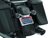 Kuryakyn Curved License Plate Frames 3163 Mounts, Steel, Chrome, Kit thumbnail 2