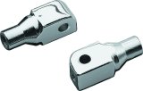 Kuryakyn Tapered Peg Adapters 8802 Motorcycle Foot Adapters, Tapered, Rear, Adjustable, Steel, Chrome, Metric Cruisers, Pair thumbnail 2