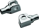 Kuryakyn Tapered Peg Adapters 8830 Motorcycle Foot Adapters, Tapered, Front, Adjustable, Steel, Chrome, Kawasaki, Suzuki, Pair thumbnail 2