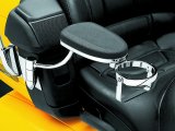 Kuryakyn Passenger Armrests 8991 Motorcycle Armrests, Passenger, Complete Assembly, Adjustable, Vinyl, Black, for use on Honda®, Pair thumbnail 2