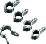 Kuryakyn Magnum Quick Clamps 8073 Foot Peg Mount, Clamp, Front, Steel, Chrome, 1 1/4 in. Tube Diameter, Each thumbnail 2