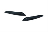 Kuryakyn Windshield Trim Strips 2633 Windshield, Strips, ABS Plastic, Gloss Black, Harley-Davidson®, Pair thumbnail 2