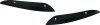 Kuryakyn Windshield Trim Strips 2633 Windshield, Strips, ABS Plastic, Gloss Black, Harley-Davidson®, Pair thumbnail 7