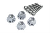 Kuryakyn Decorative Windshield Screws 5721 Component, Screw, Stainless Steel/Aluminum, Chrome, Harley-Davidson®, Kit thumbnail 1