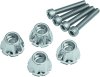 Kuryakyn Decorative Windshield Screws 5721 Component, Screw, Stainless Steel/Aluminum, Chrome, Harley-Davidson®, Kit thumbnail 6