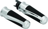 Kuryakyn Phantom Grips 5766 Grips, Phantom, Aluminum, Chrome, 1 in. Bar, Indian, Pair thumbnail 2