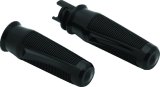 Kuryakyn Phantom Grips 5767 Grips, Phantom, Aluminum, Gloss Black, 1 in. Bar, Indian, Pair thumbnail 2
