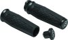 Kuryakyn Hex Grips 5921 Grips, Hex, Aluminum, Black, Twist Throttle Compatible, 1 in. Bar Diameter, Harley-Davidson®, Pair thumbnail 6