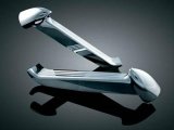 Kuryakyn Handlebar Top Covers 3747 Motorcycle Cover, ABS Plastic, Chrome Finish, Self-Adhesive, for use on Honda® GL1800, Pair thumbnail 2
