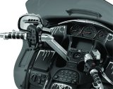 Kuryakyn Handlebar Top Covers 3747 Motorcycle Cover, ABS Plastic, Chrome Finish, Self-Adhesive, for use on Honda® GL1800, Pair thumbnail 5