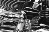 Kuryakyn Transmission Shift Arm Covers 1068 Cover, Steel, Chrome Plated, Harley-Davidson®, Each thumbnail 1