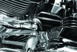 Kuryakyn Transmission Shift Arm Covers 1068 Cover, Steel, Chrome Plated, Harley-Davidson®, Each thumbnail 5