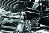 Kuryakyn Transmission Shift Arm Covers 1068 Cover, Steel, Chrome Plated, Harley-Davidson®, Each thumbnail 6