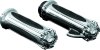 Kuryakyn Zombie Grips 6295 Grips, Zombie, Rubber/Aluminum, Chrome, 146mm Length, Twist Throttle Compatible, 1 in. Bar Diameter, Pair thumbnail 7