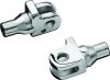 Kuryakyn Tapered Peg Adapters 8840 Foot Adapters, Tapered, Steel, Chrome, Triumph, Pair thumbnail 4