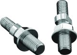 Kuryakyn Mirror Adapters 1413 Side View Stud Adapters, Left Side/Right Side, 5/16 in.-18, Stainless Steel, Chrome, Ducati, Yamaha, Pair thumbnail 3