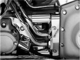 Kuryakyn Oil Line Nacelle Covers 8204 Exterior Trim Accent, Transmission Line, Aluminum, Chrome, Harley-Davidson®, Each thumbnail 2