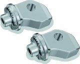 Kuryakyn Splined Peg Adapters 8836 Adapters, Splined, Front, Steel, Chrome, Indian, Victory, Pair thumbnail 2