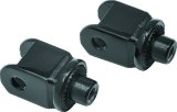 Kuryakyn Splined Peg Adapters 8863 Foot peg Mounts, for Honda, Front OEM Mounts, Gloss Black, Pair thumbnail 2