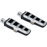 Kuryakyn Dillinger Pegs 6666 Foot Pegs, Dillinger, Aluminum, Silver, Harley-Davidson®, Pair thumbnail 1