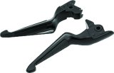 Kuryakyn ISO Levers 5733 Brake and Clutch Levers, ISO, Aluminum, Gloss Black, Harley-Davidson®, Pair thumbnail 2