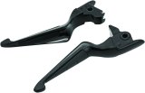 Kuryakyn ISO Levers 5733 Brake and Clutch Levers, ISO, Aluminum, Gloss Black, Harley-Davidson®, Pair thumbnail 3