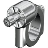 Kuryakyn Side Mount License Plate Clamps 3183 Clamp, Mount, Aluminum, Chrome Plated, Harley-Davidson®, Each thumbnail 1