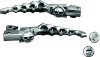 Kuryakyn Zombie Levers 1060 Levers, Aluminum, Chrome, Harley-Davidson®, Pair thumbnail 4