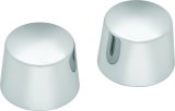 Kuryakyn Axle Nut Covers 1214 Covers, Solid, Steel, Chrome, Harley-Davidson®, Pair thumbnail 3
